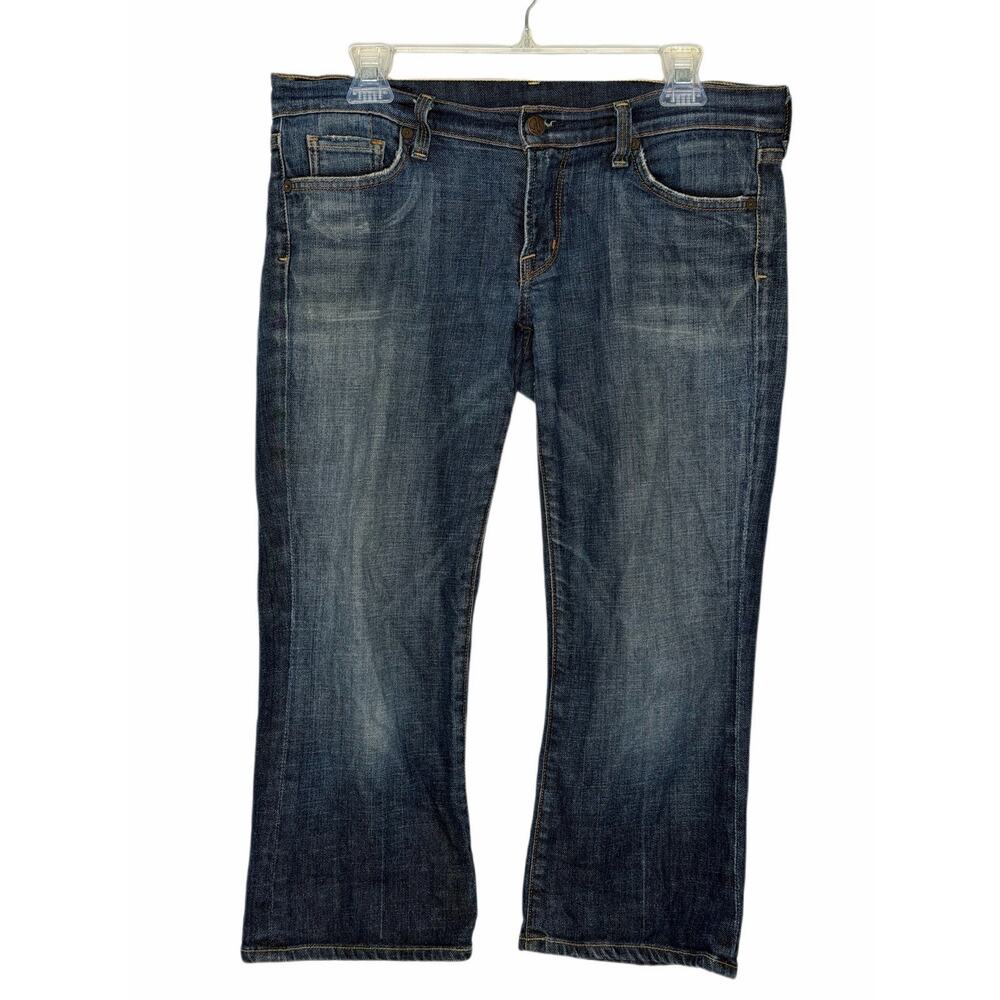 Citizens Of Humanity Jeans Womens 31 Kelly #063 Capris Low Waist Cropped Stretch